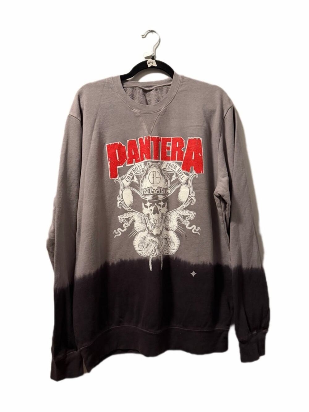 Pantera cowboys from hell Graphic Dip Dye Sweatshirt